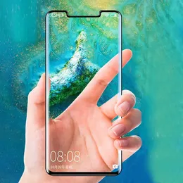 Vetro temperato curvo per LG G8 ThinQ V30 V40 Pellicola proteggi schermo 3D con bordo a copertura totale per Lg V50