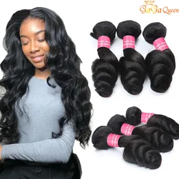 9A Unprocessed Brazilian Virgin Hair Loose Wave 4 Bundles Wet and Wavy Brazilian Hair Loose Wave Human Hair Extensions