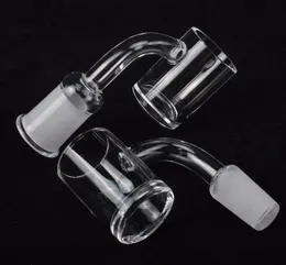 Topo plano Banger de quartzo 5mm inferior 25mm OD Quartz Banger Nail Feminino Masculino 10mm 14mm 18mm para dab rig bong de tubo de água de vidro