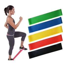 DHL Ship 5PCS / Lot Resistance Bands Set Pull Rope Nivåer Latex träningsutrustning Styrka Fitness Gummi Bodybuilding Workout Band WCW937