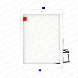Ny pekskärm Glaspanel med digitizer Hemknappar för iPad 6 6th 2018 A1893 A1954 Gratis DHL