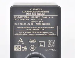 Orijinal% 100 RESMİ Anahtarı OEM Oyun Makinesi AC Güç Adaptörü Kaynağı USB-C 39W Tuğla AC Adaptör Platform HAC-002 Nintendo Geçişler İçin