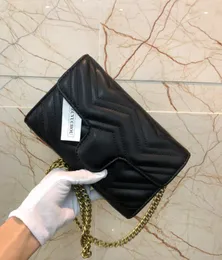 5-color women designer handbags messenger shoulder bags chain bag good quality pu leather wallet ladies handbag