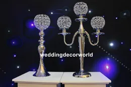 Billiga försäljning Metal Candle Holders Blomma Vase Rack Candle Stick Wedding Table Centerpiece Event Road Lead Candle Stands Decor0902