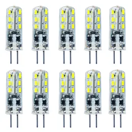 1W 10pcs G4 LED Lamba DC 12V Ampul Beyaz Işık 360 Derece Açı Spotlight