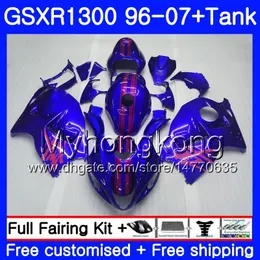 Karosserie für Suzuki Hayabusa GSXR 1300 GSXR1300 96 97 98 99 00 01 07 333HM.19 GSX Blau Rosa R1300 1996 1997 1998 1999 2000 2001 2007 Verkleidung