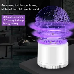 3d myggmördare lampa USB Electric Anti Mosquito Trap LED-lampa Akryl pest strålningslös ljuslampa