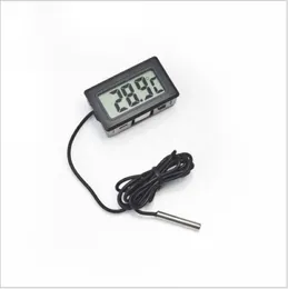 Digital LCD Screen Thermometer Refrigerator Fridge Freezer Aquarium FISH TANK Temperature -50~110C GT Black white Color 1200PCS/LOT