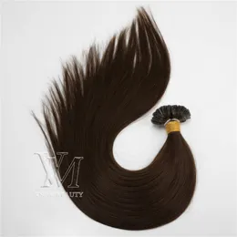 VMAE U Tip Prebonded Hair Extensions 0.5g/strand 100s Keratin Glue Nail Tip Hair Brazilian Straight Natural Color Blonde #4 VMAE Hair