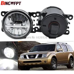 2PCS For 2005-2012 Nissan Pathfinder Closed Off-Road Vehicle R51 Car LED Fog Light DRL Daytime Running Light 12V Halogen lamp