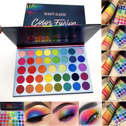 Makeup Palette Sombra Beleza vitrificada fusão de cor 39 cores Sombra brilhante fosco de shimmer Paleta de Sombra cosméticos DHL frete grátis