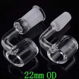 New 4 mm de espessura club banger quartzo domeless prego macho 10 milímetros feminino 14 milímetros 18 milímetros 4590 grau prego quartzo banger para plataforma de petróleo reciclagem de vidro