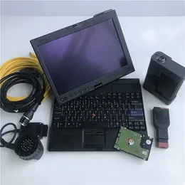 for bmw diagnosis tools icom a2 b c 3in1 with hdd 1000gb sof-tware 2021 in used laptop X200t full set b-mw diagnostic programming