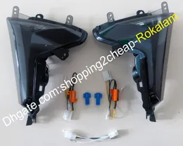 Motorrad Front Blinker Licht Für Yamaha T-Max 530 2017 2018 TMax 530 17 18 Blinker Lauflicht rauch Vordere Lampe