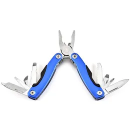 Survival Multi Function Pliers Mini Folding Tongs Including Screwdriver Filer Knife Can Opener Outdoor Equipment Hand Tool Pliers DBC VT0898