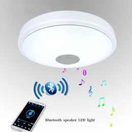 Bluetooth потолочное освещение LED Bluetooth Музыка Потолочный светильник RGB Цветной ВЕРХНЕМУ Белый Bluetooth Audio Освещение 1 шт