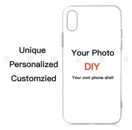 Özel logo durumda Kişisel Özelleştirme Tasarım Baskılı Vaka Coque iPhone 11Promax Max XR 6 6s 7 8 DIY LOGO Fotoğraf Arka Kapak xr