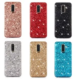 Luxury Diamond Bling Phone Fodraler Glitter Telefonväska till iPhone 11Promax XR XS Max X 8 7 6 Samsung Note 9