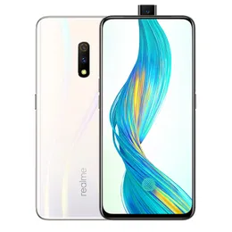 OPPO REALME X OLED スマホ Advanced 4G LTE Mobile Device: 6.53 FHD Screen, Octa Core