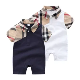 Kinder Strampler Kleinkind Junge Designer Kleidung Neugeborene Overall Langarm Baumwolle 0-24 Monate Strampler