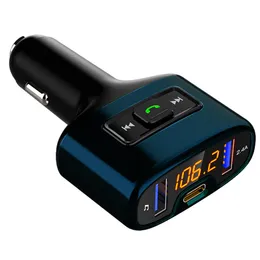 C52S ładowarka samochodowa FM nadajnik Modulator mp3 odtwarzacz Bluetooth Handsfree połączenia wbudowane PD 18 W DAB DIG DIGAL USB Adapter ładowarki C