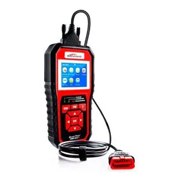 KONNWEI KW850 OBDII EOBD CAN Car Diagnostic Scanner With LED Indicator - Black