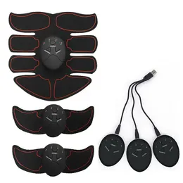 Wholesale- Rechargeable Wireless Muscle Stimulator Smart Fitness EMS Trainer ABS Abdominal Arm Muscle Exerciser Body Slimming Massage