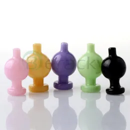 Color Glass Bubble Cap Smoke 25mm/28mmOD Directional Universal CarbCap Smoking Accessories For Beveled Edge Quartz Banger Dab Rig