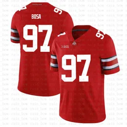 NCAA Ohio State Buckeyes 97 Nick Bosa 7 Dwayne Härskiner JR Amerikansk fotboll Jersey Tom Brady Saquon Barkley D Rttogh