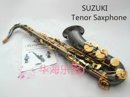 New Arrival Suzuki BB Tone Tenor Saksofon Profesjonalny Wydajność Instrumenty Muzyczne Mosiądz Czarny Niklowy Złoty Saksofon Z Ustnikiem Case