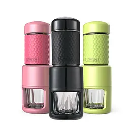 LOW PRICE Minipresso Coffee maker Handpress Capsule&Powder Coffee machine Manual Espresso machine Portable Outdoor travel Coffee