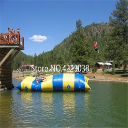 Free Shipping and EC Pump 9m*3m Inflatable Blob Jumping Water Air Bag Water Catapult Blob Inflatable Water Jumping Pillow