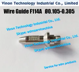 F114A Ø0.155 Wire Guide Upper A290-8104-Y704 for Fanuc Level Up(iD2),iE,0iC edm upper diamond guide d=0.155mm A2908104Y704,A290.8104.Y704
