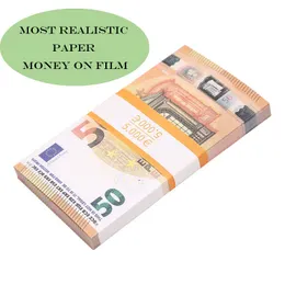 Meest realistische prop -geld Faux Billet 10 20 50 100 100 Euro Fake Movie Money Billet Euro 20 Play Money