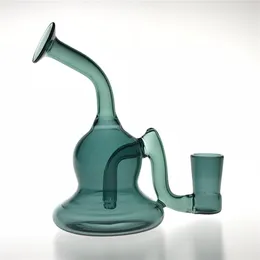 Ny 14mm kvinnlig färgstarka vatten bongs glas rökning rör med 4,5 tums mini tjocka glasbägare coola bong tillbehör