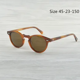 Suniver People Sunglasses Gregory Peck Brand Designer Солнцезащитные очки Мужчины Женщины Оливковые солнцезащитные очки Oliver Vintage Polaries