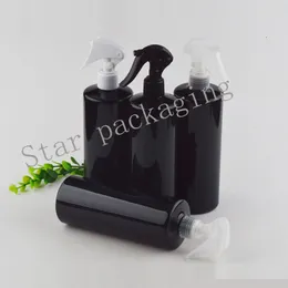 12 sztuk 500ml Puste Czarne sprężyste Pompy Plastikowe Butelki plastikowe, DIY 500CC Pompa do czyszczenia Opryskiwacza Spust Butelki do pojemnika do wody