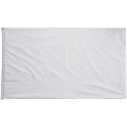150x90 cm DIY biały puste 3x5 flagi banner, niestandardowe dekoracje na zewnątrz 100D poliester Wszystkie kraje, Darmowa wysyłka