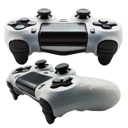 4 kolory Gamepad Studded Skin Cover Premium Ochronna antypoślizgowa miękki silikonowy uchwyt na PS4 Slim Pro Kontroler wysokiej jakości szybki statek