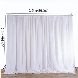 cortinas blancas para fiesta oferta
