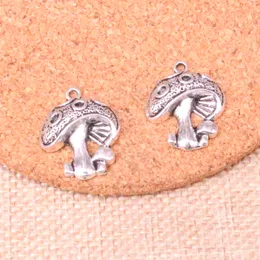 DAMLENG 4 Pairs Handmade Chic Colorful Mushroom Shape Dangle Drop Earrings Set Sweet Fresh Charm Mushroom Pendant Earrings for Women Girls Jewelry