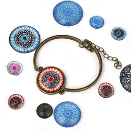 for DIY Bracelets Link Making Accessories About 12mm Tray Stainless Steel Links with Transparent Glass Cabochons UNICRAFTALE 50 Sets Round Blank Cabochon Connector Settings About 11.5-12mm