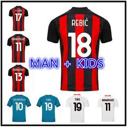 Set M/ütze und Halsw/ärmer Keine Geschlecht XL AC Milan Schwarz