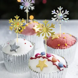 Flocon De Neige Frozen Party Cupcake Cas Wrappers Gateau De Decoration X 75 Decorations Figurines Maison