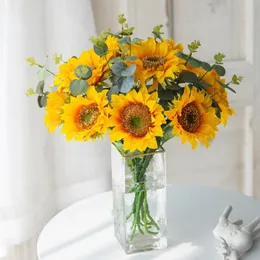 Fake Indoor Outdoor Greenery for Thanksgiving Christmas Wedding Party Home Garden Fireplace D/écor Gold Yellow ArtBloom 24 Bundles Artificial Fall Flowers No Fade Faux Autumn Plants
