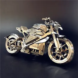 Motorcycle Model Assembly Kits Toys 200pcs DARVENT 3D Metal Puzzle for Adults Kids Age 14