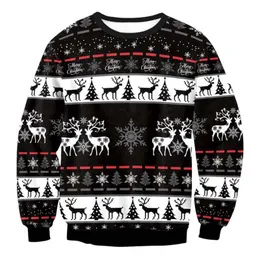 Women Plus Size Christmas Off Shoulder Sweatshirt Ugly Xmas Snowman Snowflake Printed Long Sleeve Pullover Shirt Tops