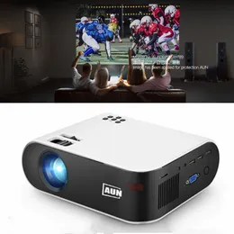 1080P 4K 7000lm llevó el mini proyector Full HD de cine en casa Teatro AV Proyector portátil práctico 
