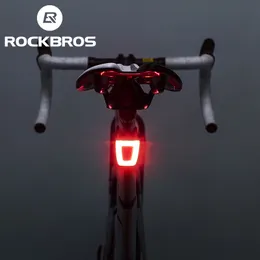 Bicycle Rear Light USB Rechargeable IPX8 Waterproof Bike Light For MTB Helmet