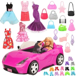 barbie and car set